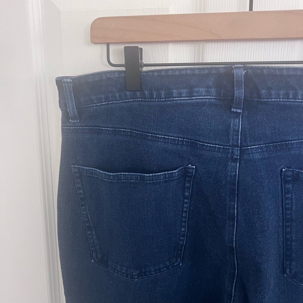 L.L. Bean Dark Indigo Straight Leg Jeans - Picture 8 of 9